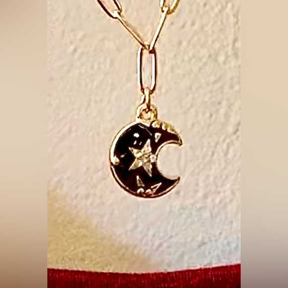 Crescent Moon Necklace NWOT - Picture 4 of 16